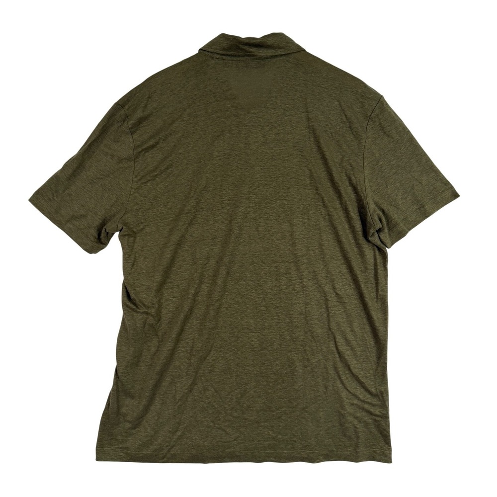 Beckham Boss NWT Polo Shirt Mens XXL Olive Green Parris 73_DB Short Sleeve - Picture 2 of 8